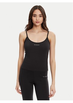 Guess Top V5RP09 KCD02 Czarny Regular Fit ze sklepu MODIVO w kategorii Bluzki damskie - zdjęcie 184657289