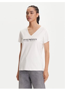 Emporio Armani Underwear T-Shirt EW000409 AF10881 U1131 Biały Regular Fit ze sklepu MODIVO w kategorii Bluzki damskie - zdjęcie 184657299