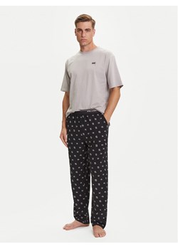 KARL LAGERFELD Piżama A3M45002 Szary Regular Fit ze sklepu MODIVO w kategorii Piżamy męskie - zdjęcie 184657356