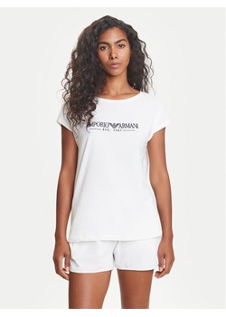 Emporio Armani Underwear Piżama EW000495 AF10881 U1131 Biały Regular Fit ze sklepu MODIVO w kategorii Piżamy damskie - zdjęcie 184657367