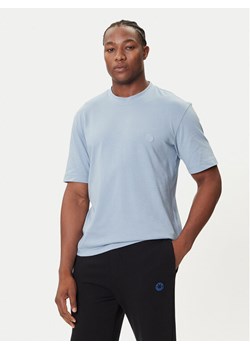 HUGO T-Shirt Niley 50519984 Błękitny Regular Fit ze sklepu MODIVO w kategorii T-shirty męskie - zdjęcie 184657375