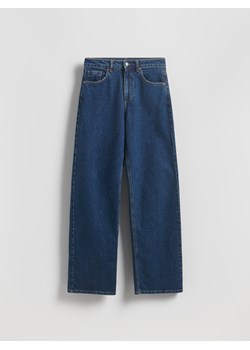 Reserved - Jeansy wide leg - granatowy ze sklepu Reserved w kategorii Jeansy damskie - zdjęcie 184658395