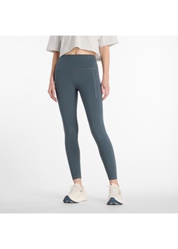Legginsy damskie New Balance WP51268GT – szare ze sklepu New Balance Poland w kategorii Spodnie damskie - zdjęcie 184658505