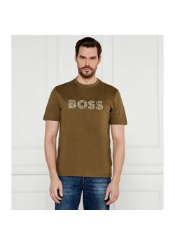 BOSS ORANGE T-shirt Te_logotexture | Slim Fit ze sklepu Gomez Fashion Store w kategorii T-shirty męskie - zdjęcie 184658866