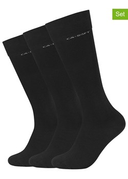 Skechers Skarpety (3 pary) w kolorze czarnym ze sklepu Limango Polska w kategorii Skarpetki męskie - zdjęcie 184659257