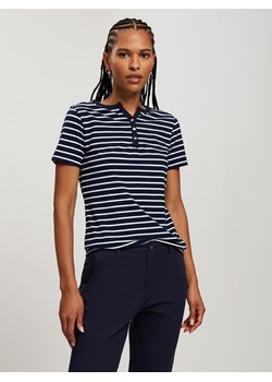 Cross Jeans Koszulka w kolorze granatowo-białym ze sklepu Limango Polska w kategorii Bluzki damskie - zdjęcie 184659497
