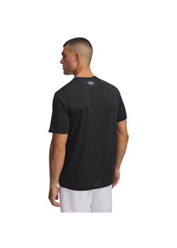 Męska koszulka treningowa Under Armour UA Tech Vent Jacquard SS - czarna ze sklepu Sportstylestory.com w kategorii T-shirty męskie - zdjęcie 184659756