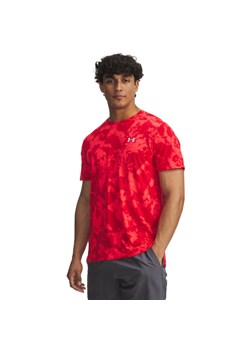 Męska koszulka do biegania Under Armour UA Launch Printed - czerwony ze sklepu Sportstylestory.com w kategorii T-shirty męskie - zdjęcie 184659815