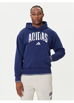 adidas Bluza Collegiate KC3874 Niebieski Regular Fit ze sklepu MODIVO w kategorii Bluzy męskie - zdjęcie 184661038