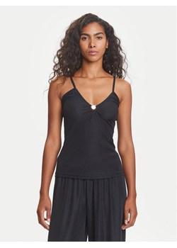 Emporio Armani Top EW001292 AF12206 FC043 Czarny Slim Fit ze sklepu MODIVO w kategorii Bluzki damskie - zdjęcie 184661118
