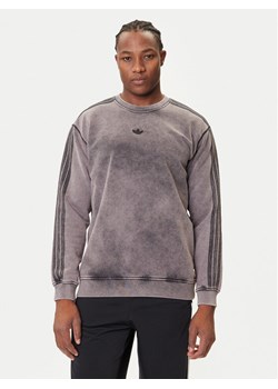 adidas Bluza Premium Essentials Retro JD0246 Szary Loose Fit ze sklepu MODIVO w kategorii Bluzy męskie - zdjęcie 184661127