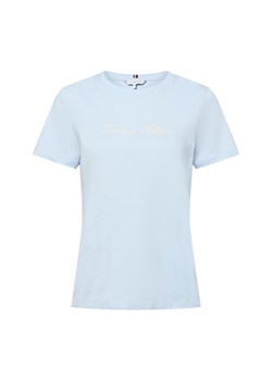Tommy Hilfiger Koszulka damska Kobiety Bawełna jasnoniebieski jednolity ze sklepu vangraaf w kategorii Bluzki damskie - zdjęcie 184661865