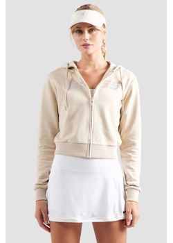 GUESS Beżowa bluza damska z cyrkoniami Primula, Rozmiar XS ze sklepu outfit.pl w kategorii Bluzy damskie - zdjęcie 184661935