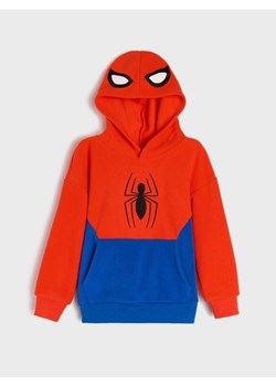 Sinsay - Bluza z kapturem i haftowanym printem Spider-Man - czerwony ze sklepu Sinsay w kategorii Bluzy chłopięce - zdjęcie 184662745