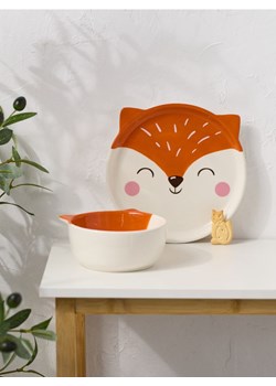 Sinsay - Talerz ceramiczny z motywem lisa - wielobarwny ze sklepu Sinsay w kategorii Naczynia dziecięce - zdjęcie 184662757