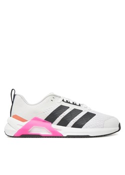 adidas Buty na siłownię Dropset Control Trainer JS3122 Biały ze sklepu MODIVO w kategorii Buty sportowe damskie - zdjęcie 184663408