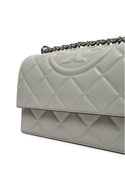 Tory Burch Torebka Fleming Small Convertible Shoulder Bag 164800 Szary ze sklepu MODIVO w kategorii Kopertówki - zdjęcie 184663418