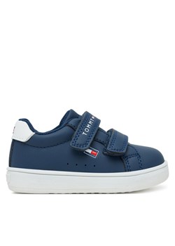 Tommy Hilfiger Sneakersy Low Cut Velcro Sneaker T1X9-34062-1355 M Granatowy ze sklepu MODIVO w kategorii Buty sportowe dziecięce - zdjęcie 184663446