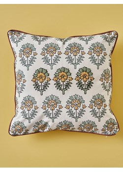 BELLA MAISON Poszewka &quot;Indian Lotus&quot; ze wzorem na poduszkę - 43 x 43 cm ze sklepu Limango Polska w kategorii Poduszki dekoracyjne - zdjęcie 184664909