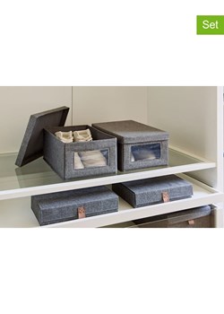 STORE IT Pudełka (2 szt.) &quot;Premium&quot; w kolorze szarym - 34 x 15 x 23 cm ze sklepu Limango Polska w kategorii Pudełka i pojemniki - zdjęcie 184664925