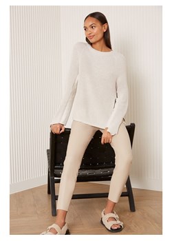 Oui Legginsy w kolorze beżowym ze sklepu Limango Polska w kategorii Spodnie damskie - zdjęcie 184664969