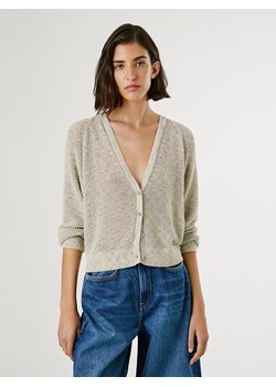 Pepe Jeans Kardigan &quot;Claire&quot; w kolorze szaro-lawendowo-żółtym ze sklepu Limango Polska w kategorii Swetry damskie - zdjęcie 184665258