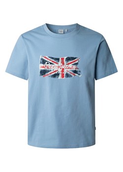 Pepe Jeans Koszulka w kolorze błękitnym ze sklepu Limango Polska w kategorii T-shirty męskie - zdjęcie 184665277