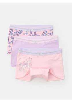 Sinsay - Bokserki z metalizowaną nicią 3 pack - wielobarwny ze sklepu Sinsay w kategorii Majtki dziecięce - zdjęcie 184665695