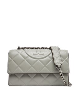 Torebka Tory Burch Fleming Small Convertible Shoulder Bag 164800 Szary ze sklepu eobuwie.pl w kategorii Kopertówki - zdjęcie 184666617