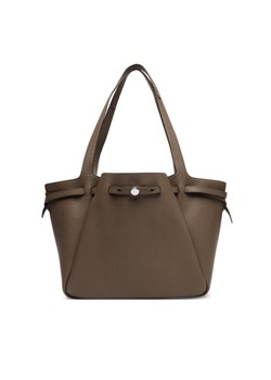 Torebka Tory Burch Romy Tote 163388 Brązowy ze sklepu eobuwie.pl w kategorii Torebki damskie - zdjęcie 184666668