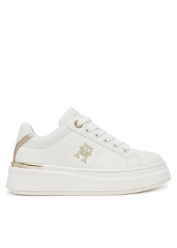 Sneakersy Tommy Hilfiger Low Cut Lace-Up T3A9-33985-1355 S Biały ze sklepu eobuwie.pl w kategorii Buty sportowe dziecięce - zdjęcie 184666738