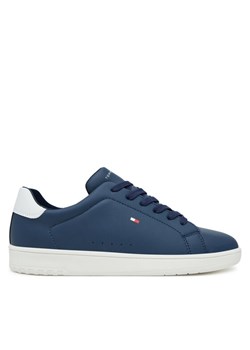 Sneakersy Tommy Hilfiger Low Cut Lace-Up T3X9-34073-1355X D Granatowy ze sklepu eobuwie.pl w kategorii Buty sportowe dziecięce - zdjęcie 184666745