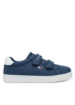 Sneakersy Tommy Hilfiger Low Cut Velcro Sneaker T1X9-34062-1355 S Granatowy ze sklepu eobuwie.pl w kategorii Buty sportowe dziecięce - zdjęcie 184666757
