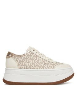 Sneakersy MICHAEL Michael Kors Hayes 43T5HYFS2L Beżowy ze sklepu eobuwie.pl w kategorii Buty sportowe damskie - zdjęcie 184666775