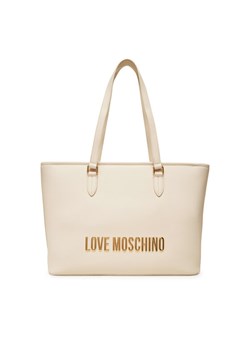 Torebka LOVE MOSCHINO JC4190PP1NKD0110 Beżowy ze sklepu eobuwie.pl w kategorii Torby Shopper bag - zdjęcie 184666785