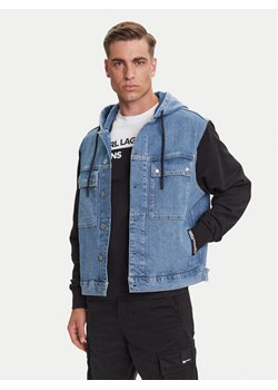 Karl Lagerfeld Jeans Kurtka jeansowa A3M14007 Niebieski Regular Fit ze sklepu MODIVO w kategorii Kurtki męskie - zdjęcie 184667919