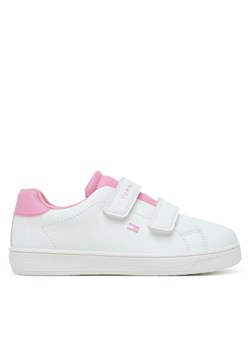 Tommy Hilfiger Sneakersy Low Cut Velcro Sneaker T1A9-33965-1355 S Biały ze sklepu MODIVO w kategorii Buty sportowe dziecięce - zdjęcie 184667937
