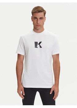 Karl Lagerfeld Jeans T-Shirt A3M17057 Biały Regular Fit ze sklepu MODIVO w kategorii T-shirty męskie - zdjęcie 184667978