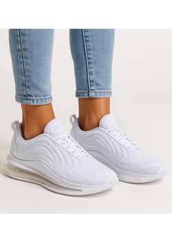 Buty sportowe białe sznurowane sneakersy /C1-3 1717953 W388/ ze sklepu Pantofelek24.pl w kategorii Buty sportowe damskie - zdjęcie 184669519