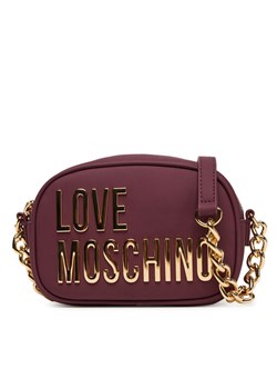 Torebka LOVE MOSCHINO JC4026PP1NKD0552 Bordowy ze sklepu eobuwie.pl w kategorii Listonoszki - zdjęcie 184670127
