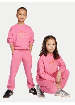 adidas Dres JY1152 Różowy Loose Fit ze sklepu MODIVO w kategorii Komplety dziewczęce - zdjęcie 184670365