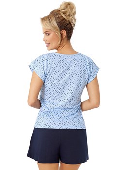 Bawełniana piżama damska w gwiazdki Star, Kolor granatowo-niebieski, Rozmiar S, Donna - id: 211306 - marki Donna - 184670827 Bawełniana piżama damska w gwiazdki Star, Kolor granatowo-niebieski, Rozmiar S, Donna ze sklepu Primodo w kategorii Piżamy damskie - zdjęcie 184670827