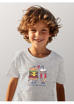 WOOOP Koszulka &quot;Fast love&quot; w kolorze szarym ze sklepu Limango Polska w kategorii T-shirty chłopięce - zdjęcie 184671148