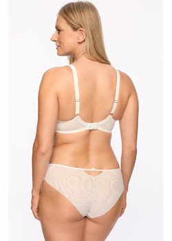 Gaia biustonosz półusztywniany semi-soft Aurelia 1304, Kolor ecru-mocca, Rozmiar 80B, Gaia ze sklepu Intymna w kategorii Biustonosze - zdjęcie 184671357