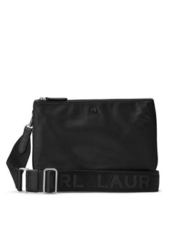 Torebka LAUREN RALPH LAUREN 431970156003 Czarny ze sklepu eobuwie.pl w kategorii Listonoszki - zdjęcie 184672509