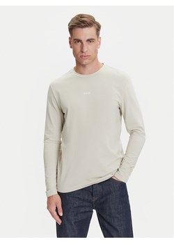 BOSS Longsleeve Tchark 50473286 Beżowy Regular Fit ze sklepu MODIVO w kategorii T-shirty męskie - zdjęcie 184672699