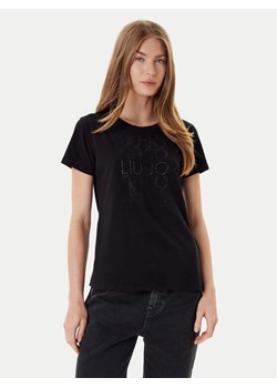 Liu Jo Sport T-Shirt TF5166 JS003 Czarny Regular Fit ze sklepu MODIVO w kategorii Bluzki damskie - zdjęcie 184672706