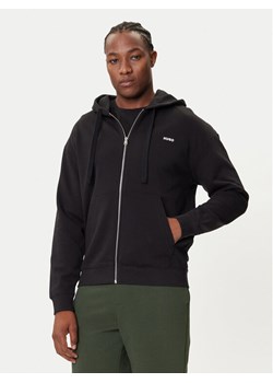 HUGO Bluza Dapozip 50548651 Czarny Relaxed Fit ze sklepu MODIVO w kategorii Bluzy męskie - zdjęcie 184672718
