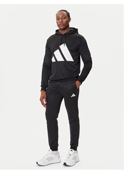 adidas Dres Big Logo French Terry JX5551 Czarny Regular Fit ze sklepu MODIVO w kategorii Dresy męskie - zdjęcie 184672727