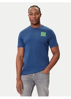 Calvin Klein Jeans T-Shirt Gradient Monogram LV04RC859G Niebieski Regular Fit ze sklepu MODIVO w kategorii T-shirty męskie - zdjęcie 184672728